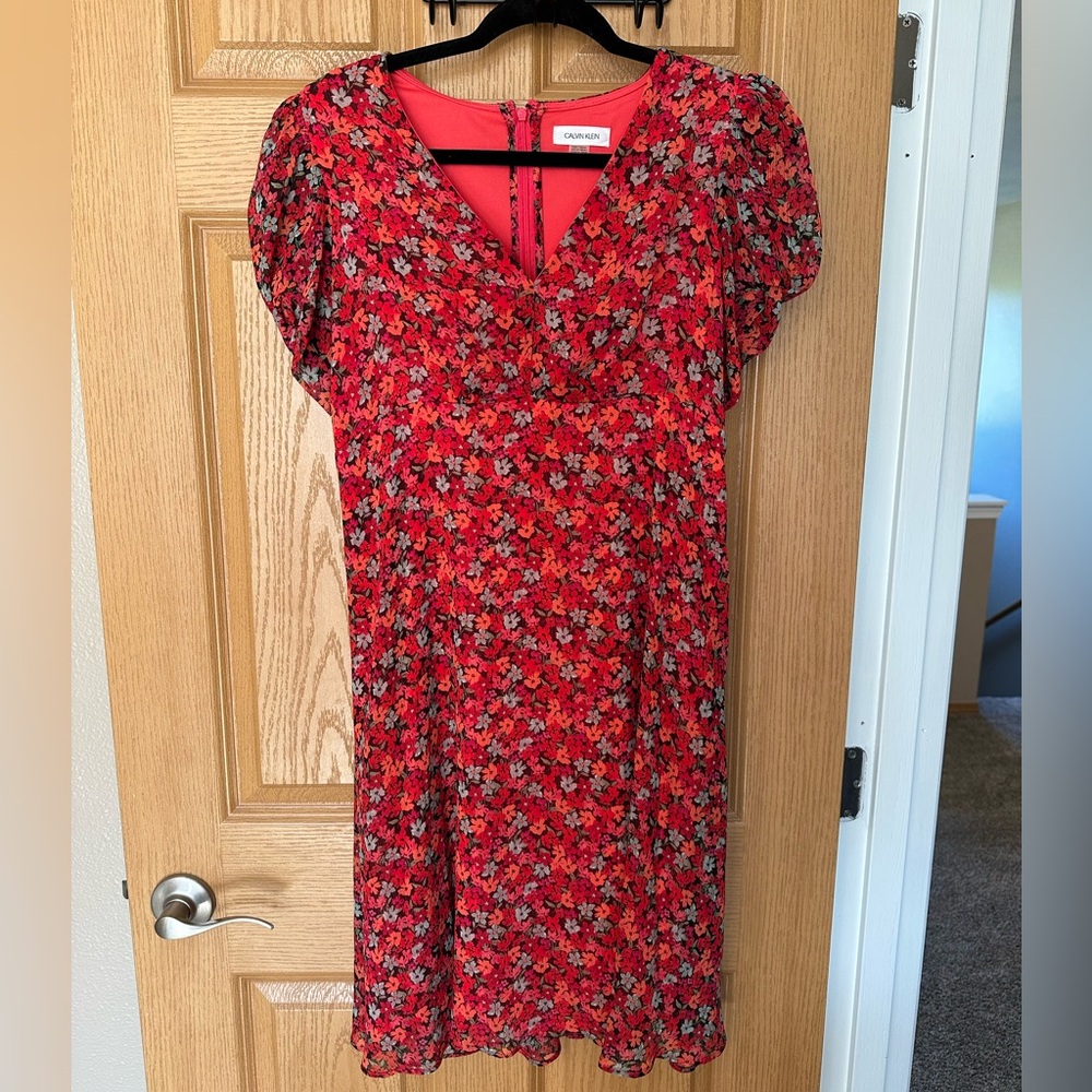 Calvin Klein Floral Dress